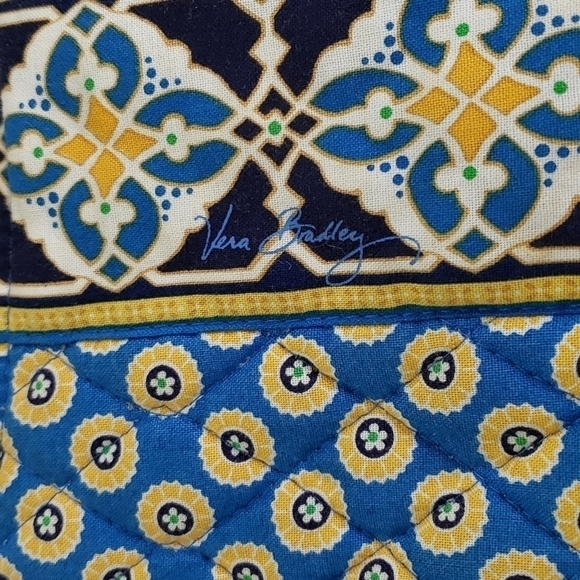 Vera Bradley Riviera Blue 2008 Crossbody GUC - Picture 8 of 16